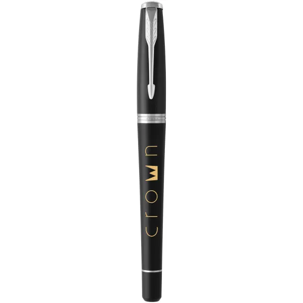 Urban fountain pen - Parker Solid black Chrome