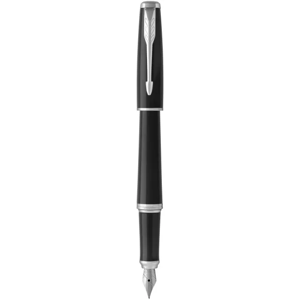 Urban fountain pen - Parker Crna Silver