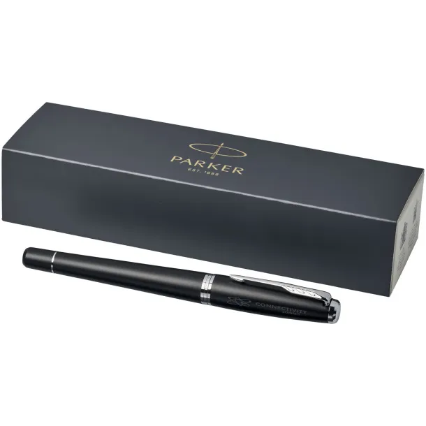 Urban fountain pen - Parker Solid black Silver