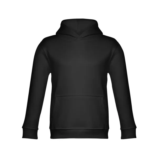 PHOENIX KIDS dječja unisex hoodica, 320 g/m² Crna