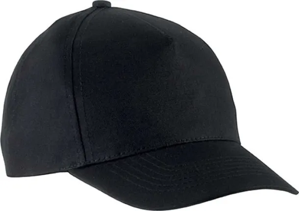  KIDS' COTTON CAP - 5 PANELS - K-UP Black