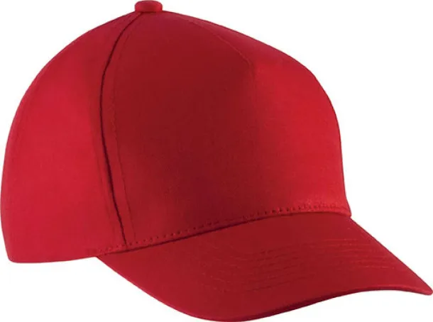  KIDS' COTTON CAP - 5 PANELS - K-UP Red