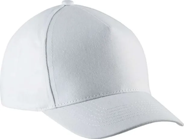  KIDS' COTTON CAP - 5 PANELS - K-UP White