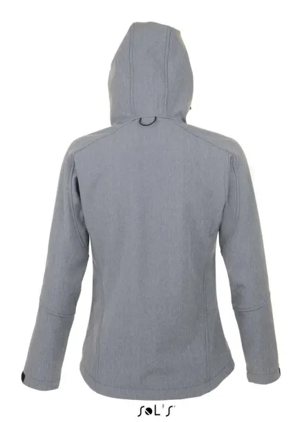  Ženska softshell jakna s kapuljačom - SOL'S Grey Melange