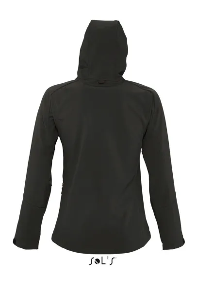  SOL'S REPLAY WOMEN - HOODED SOFTSHELL - SOL'S Black