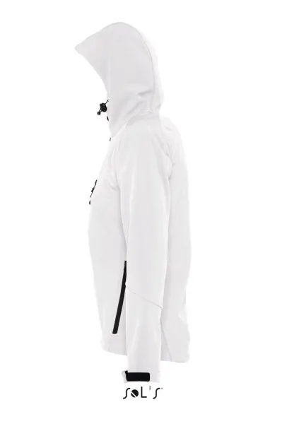  SOL'S REPLAY WOMEN - HOODED SOFTSHELL - SOL'S White