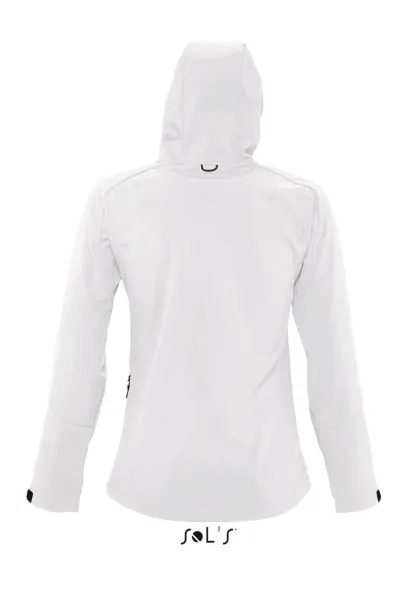  SOL'S REPLAY WOMEN - HOODED SOFTSHELL - SOL'S White