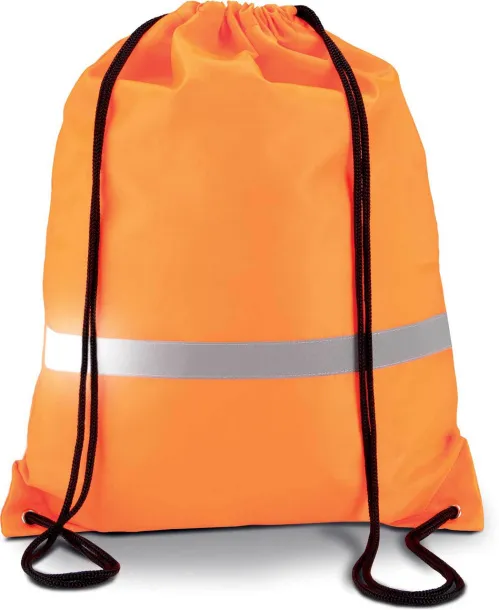  DRAWSTRING BACKPACK - Kimood Fluorescent Orange