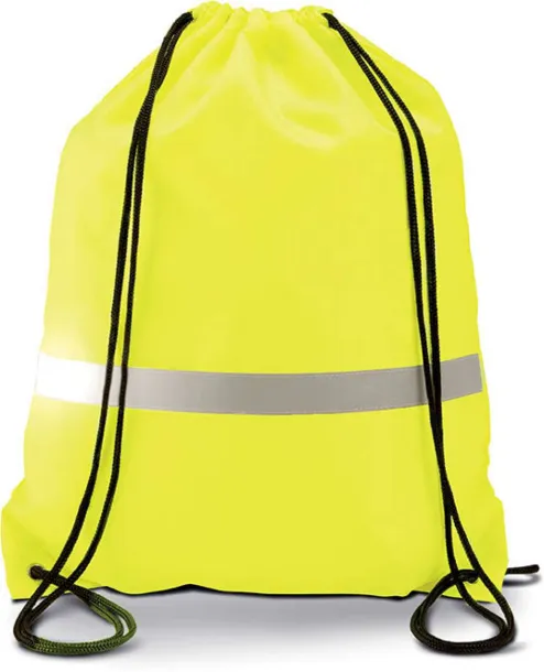  DRAWSTRING BACKPACK - Kimood Fluorescent Yellow