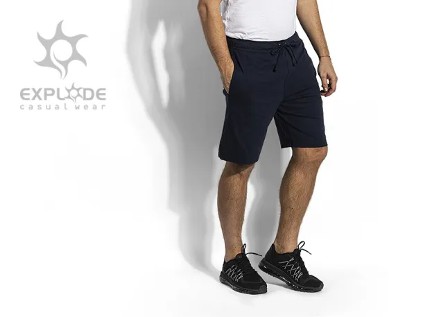 BOXER fleece shorts - EXPLODE Blue