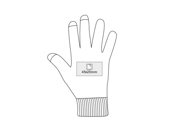 TOUCH GLOVE gloves for 'touch screen' - EXPLODE Blue