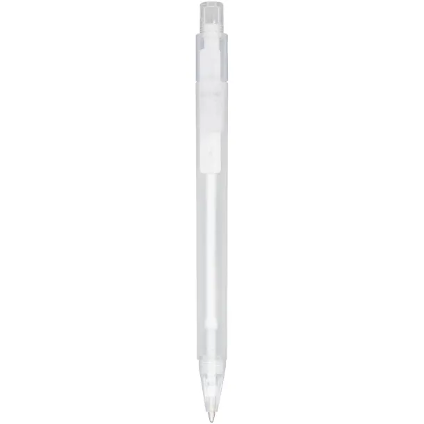 Calypso frosted ballpoint pen - Unbranded Frosted white