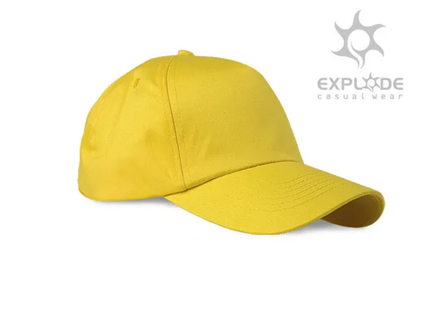 DEBBI 5 panel cap - EXPLODE Yellow