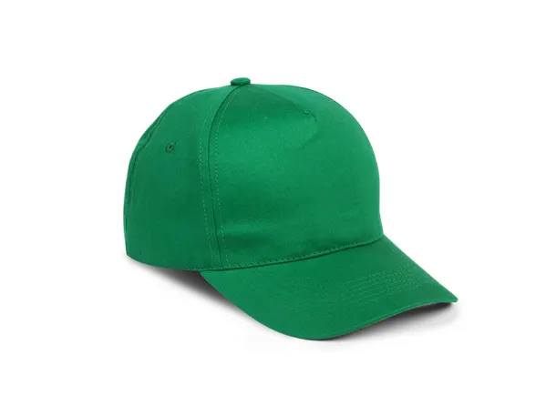 DEBBI 5 panel cap - EXPLODE Kelly green