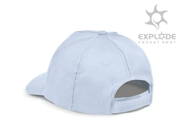 DEBBI 5 panel cap - EXPLODE Sky blue