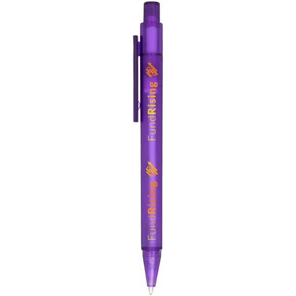 Calypso frosted ballpoint pen Frosted purple
