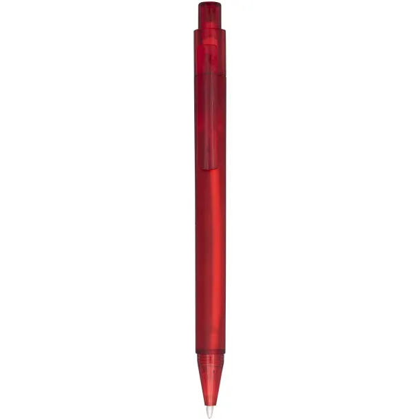 Calypso frosted ballpoint pen - Unbranded Red