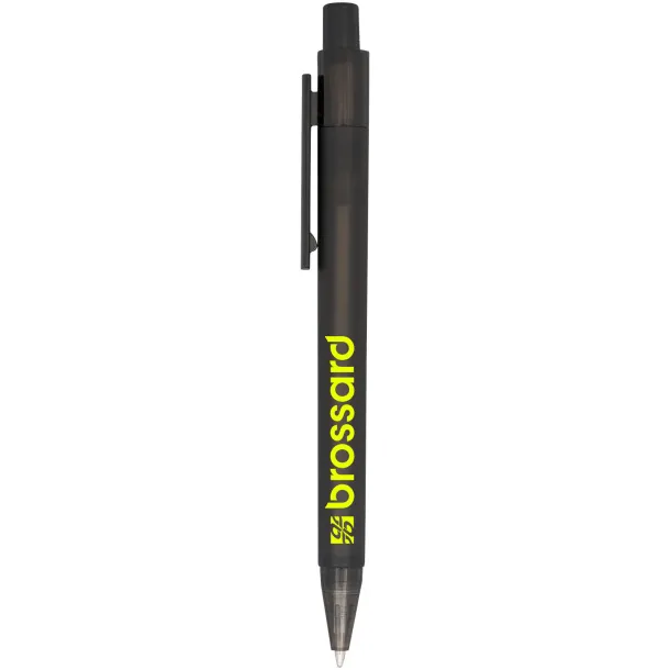 Calypso frosted ballpoint pen - Unbranded Frosted black