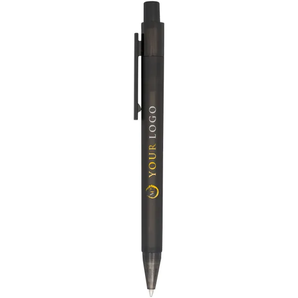 Calypso frosted ballpoint pen - Unbranded Frosted black