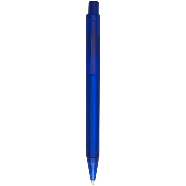 Calypso frosted ballpoint pen - Unbranded Frosted blue