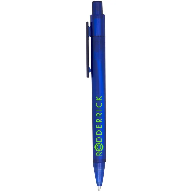 Calypso frosted ballpoint pen - Unbranded Frosted blue