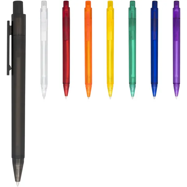 Calypso frosted ballpoint pen Frosted blue