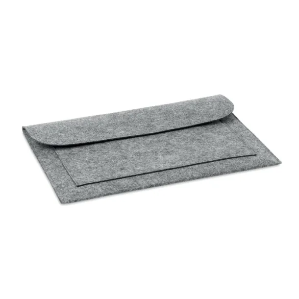 POUCHLO 15 inch Felt laptop pouch Grey