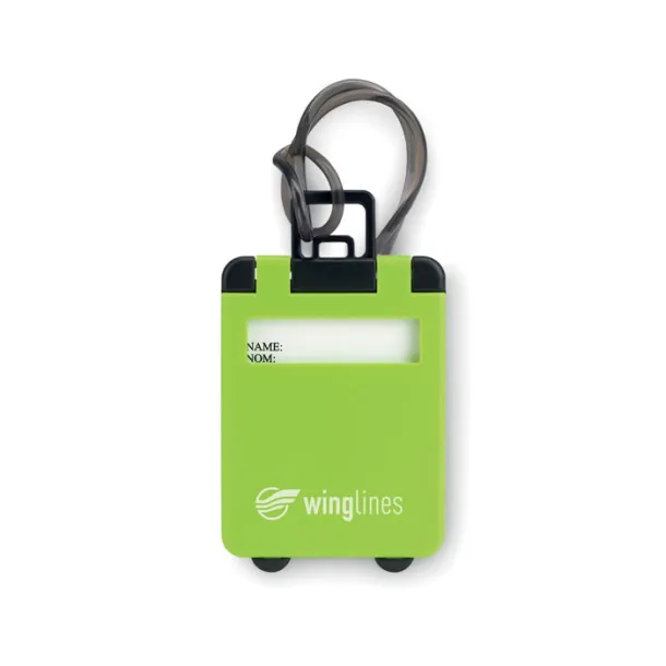 TRAVELLER Luggage tags plastic Green