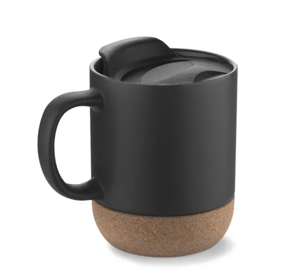 SOFTINI keramička šalica 300 ml Crna