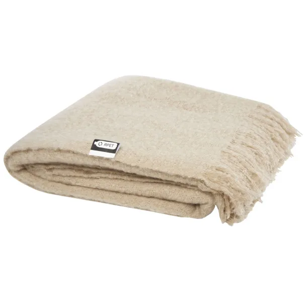 Ivy RPET mohair blanket - Seasons Beige