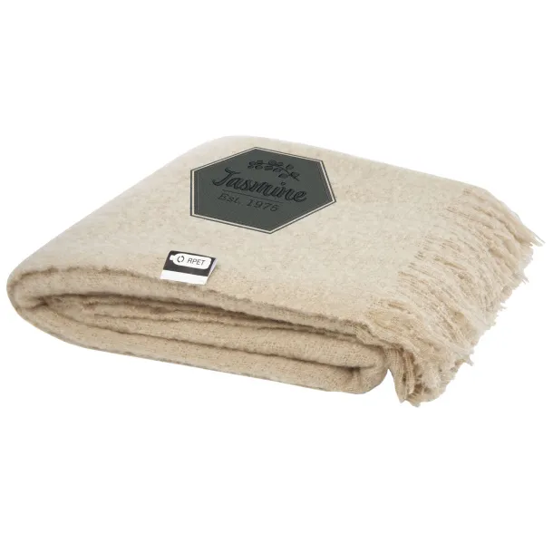 Ivy RPET mohair blanket - Seasons Beige