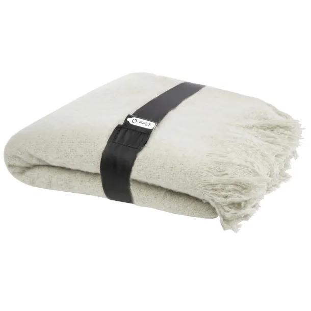 Ivy RPET mohair blanket - Seasons Light grey