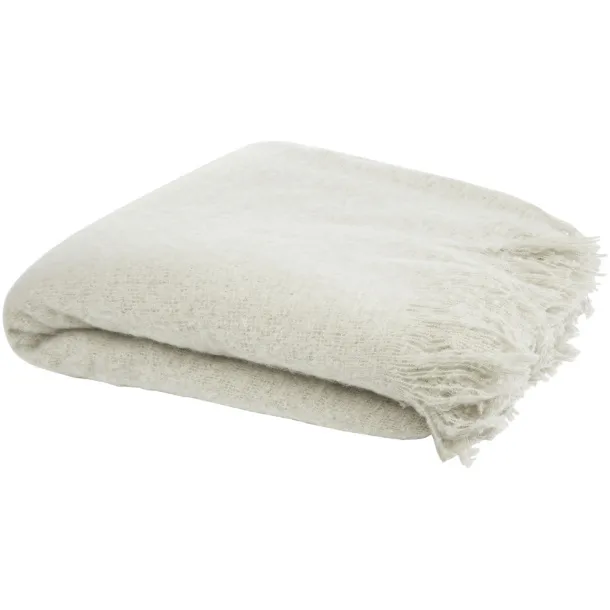 Ivy RPET mohair blanket - Seasons Light grey