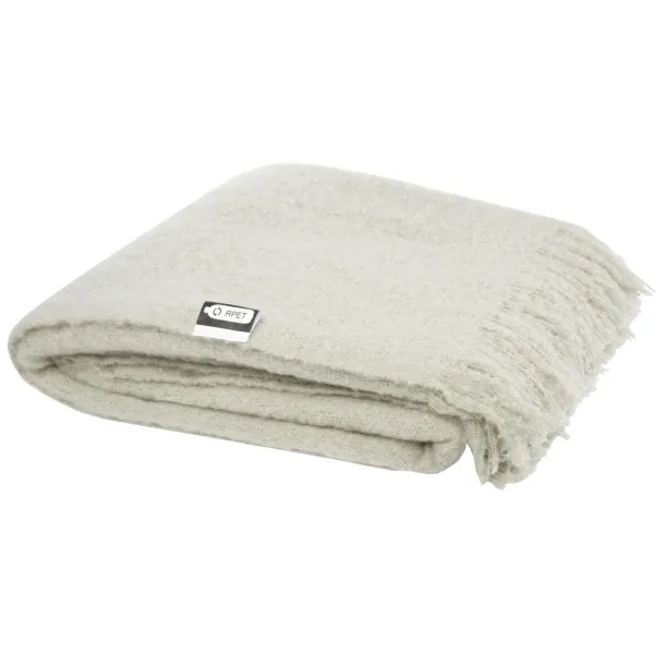 Ivy RPET mohair blanket - Seasons Light grey