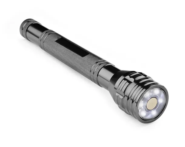 TIRION Telescopic flashlight Crna