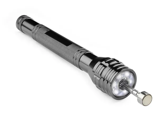 TIRION Telescopic flashlight Crna