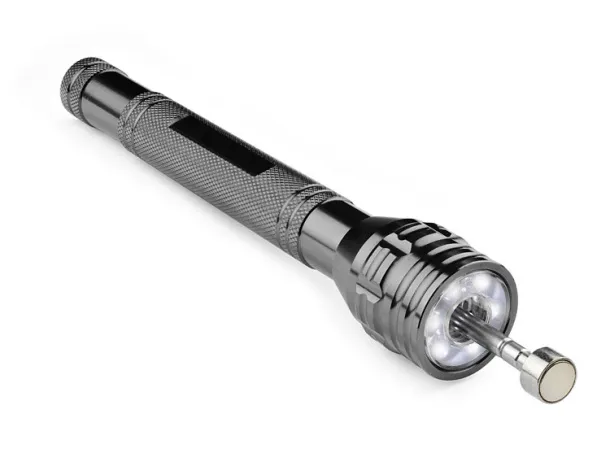 TIRION Telescopic flashlight Crna