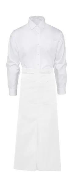  Berlin Long Bistro Apron with Vent and Pocket - SG Accessories - BISTRO (Ex JASSZ Bistro) Bijela