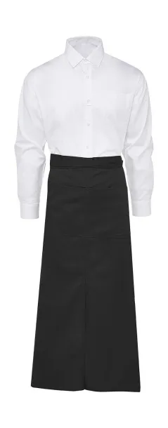  Berlin Long Bistro Apron with Vent and Pocket - SG Accessories - BISTRO (Ex JASSZ Bistro) Black