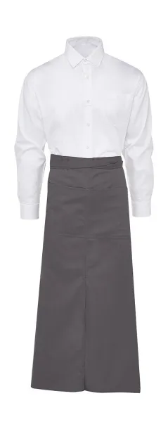  Berlin Long Bistro Apron with Vent and Pocket - SG Accessories - BISTRO (Ex JASSZ Bistro) Siva