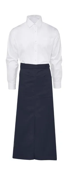  Berlin Long Bistro Apron with Vent and Pocket - SG Accessories - BISTRO (Ex JASSZ Bistro) Navy