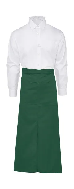  Berlin Long Bistro Apron with Vent and Pocket - SG Accessories - BISTRO (Ex JASSZ Bistro) Bottle Green