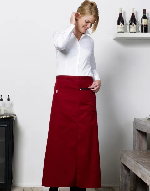  Berlin Long Bistro Apron with Vent and Pocket - SG Accessories - BISTRO (Ex JASSZ Bistro)