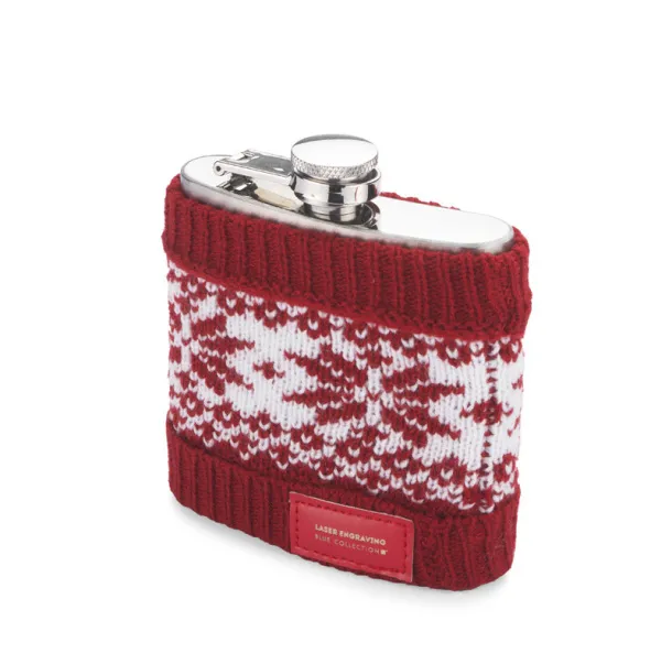 WARM Hip flask  200 ml 201C naszywka 1797C