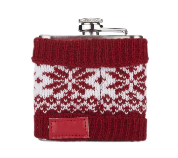 WARM Hip flask  200 ml 201C naszywka 1797C