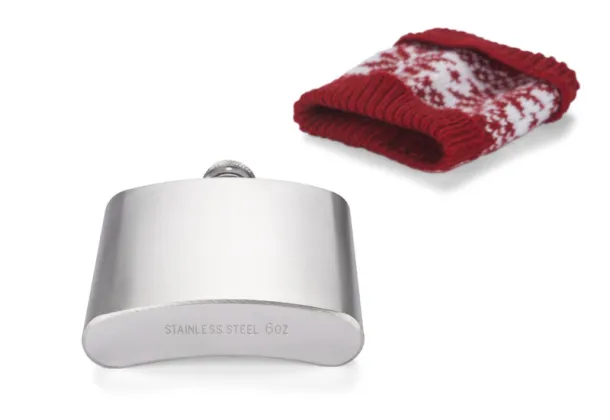 WARM Hip flask  200 ml 201C naszywka 1797C