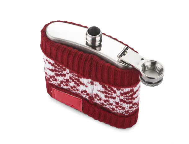 WARM Hip flask  200 ml 201C naszywka 1797C