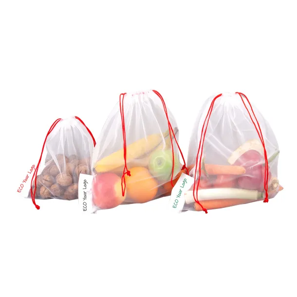 SHOPPING FRIEND set of food bags White