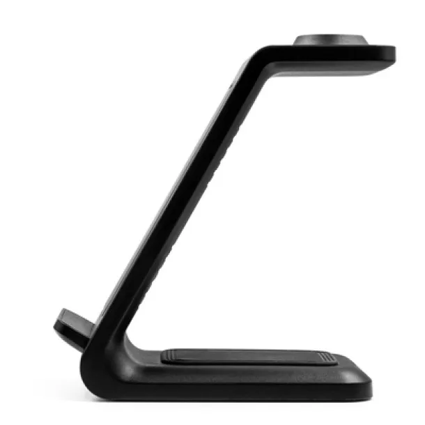 Todd Wireless charger 15W, 3 in 1, phone stand Crna