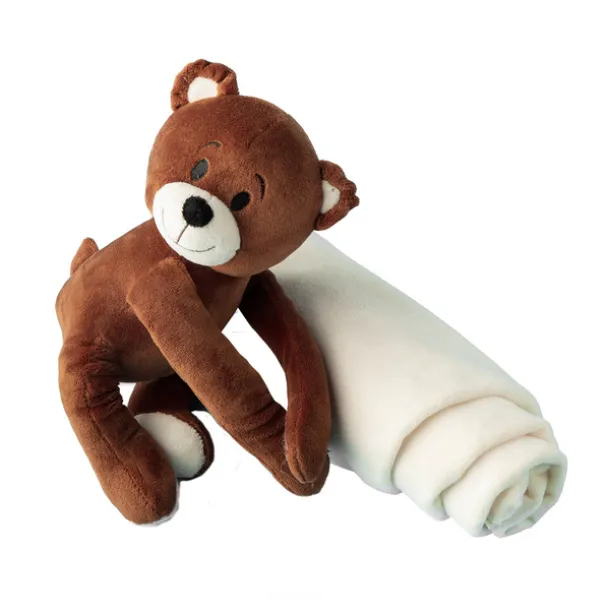 TULI teddy bear with blanket Brown